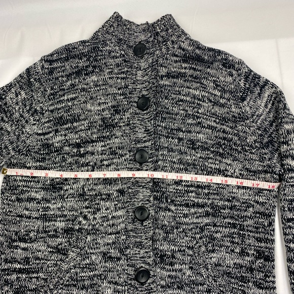 High Sierra- Sweater. Black. PXL. 90% Cotton , 10% Wool. Thick. Buttons Down. - Picture 2 of 6